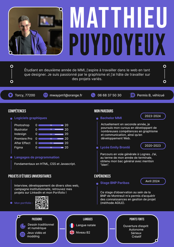 Mon CV